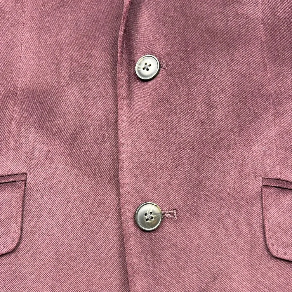 Haggar Two Button Purple Blazer Mens 42R Fall Wedding Double Vented